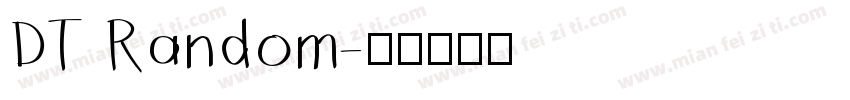DT Random字体转换